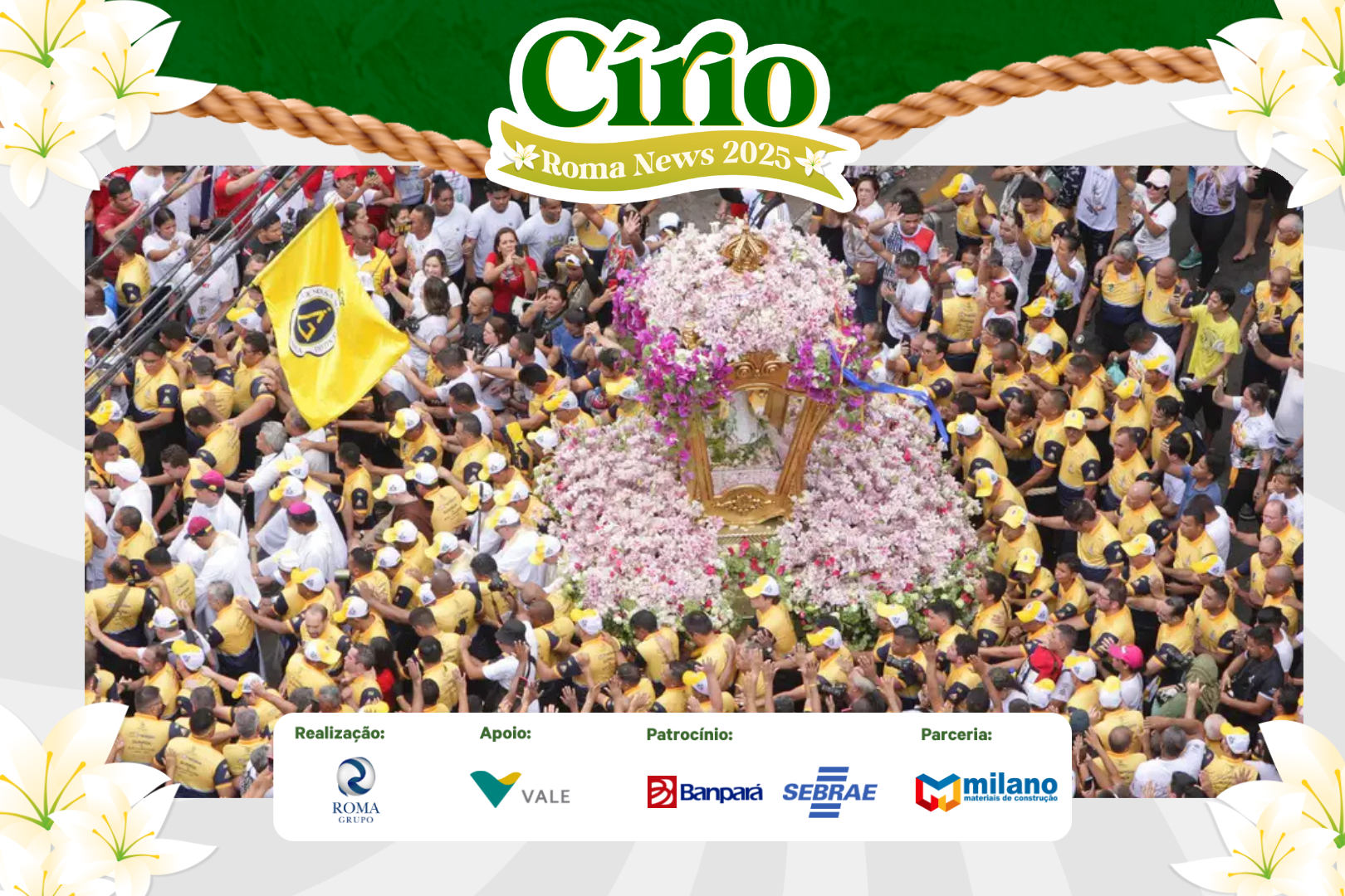 Imagem - Círio 2025: festividade começa nesta terça-feira (07) com missa e atrações musicais